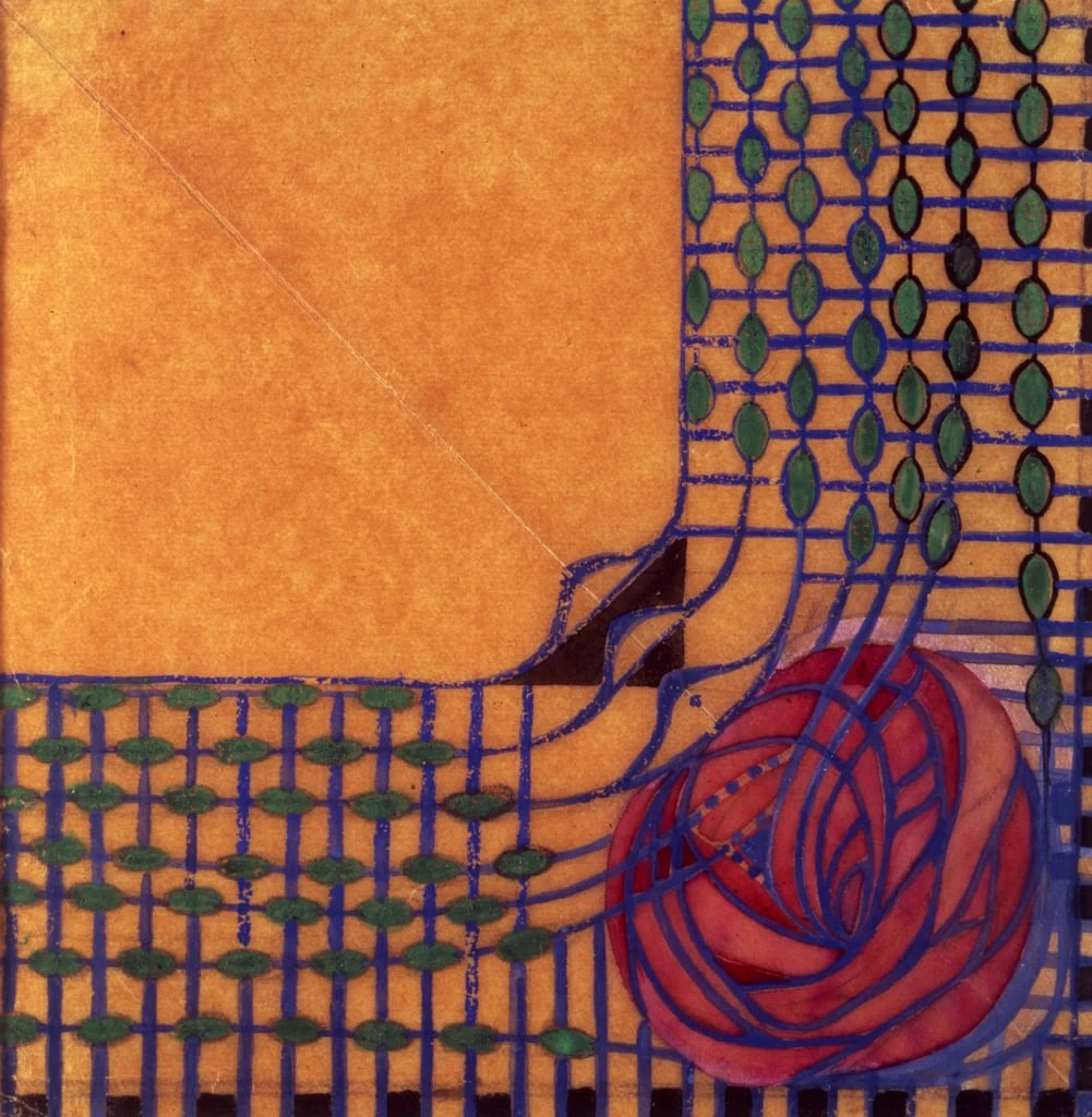Disegno per tessuto, 1915